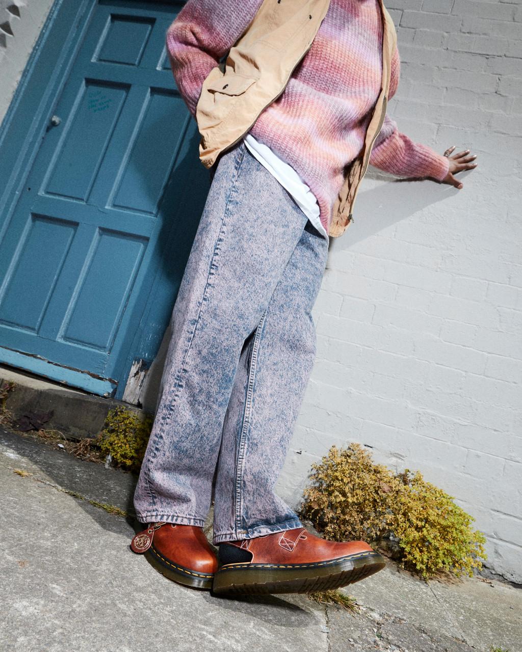 Modelos De Dr Martens Jorge Made In England Classic Leather Slingback Mulas Mujer Marrones